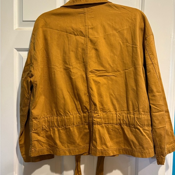 Madewell Southlake Military belted jacket with snaps. Sz S/M - Picture 3 of 6
